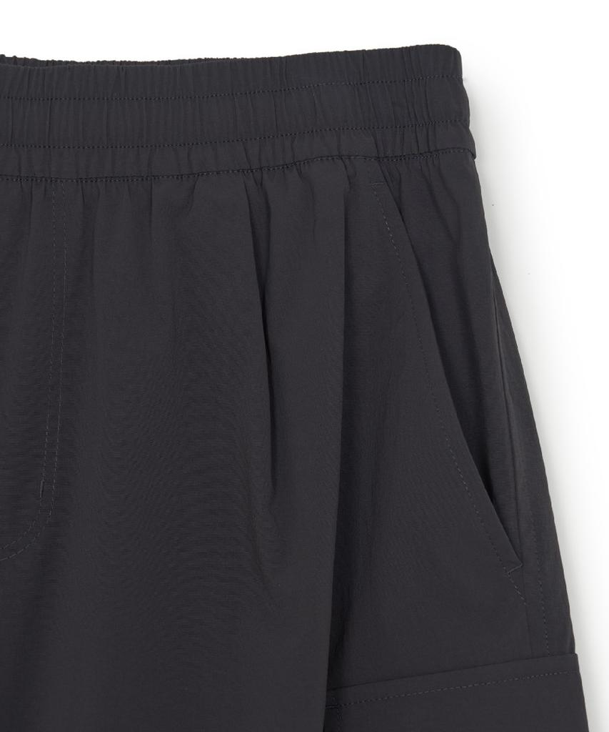 Emelbi Gorpcore Woven Multi-Cargo Length Shorts Ny (D.Charcoal Grey)