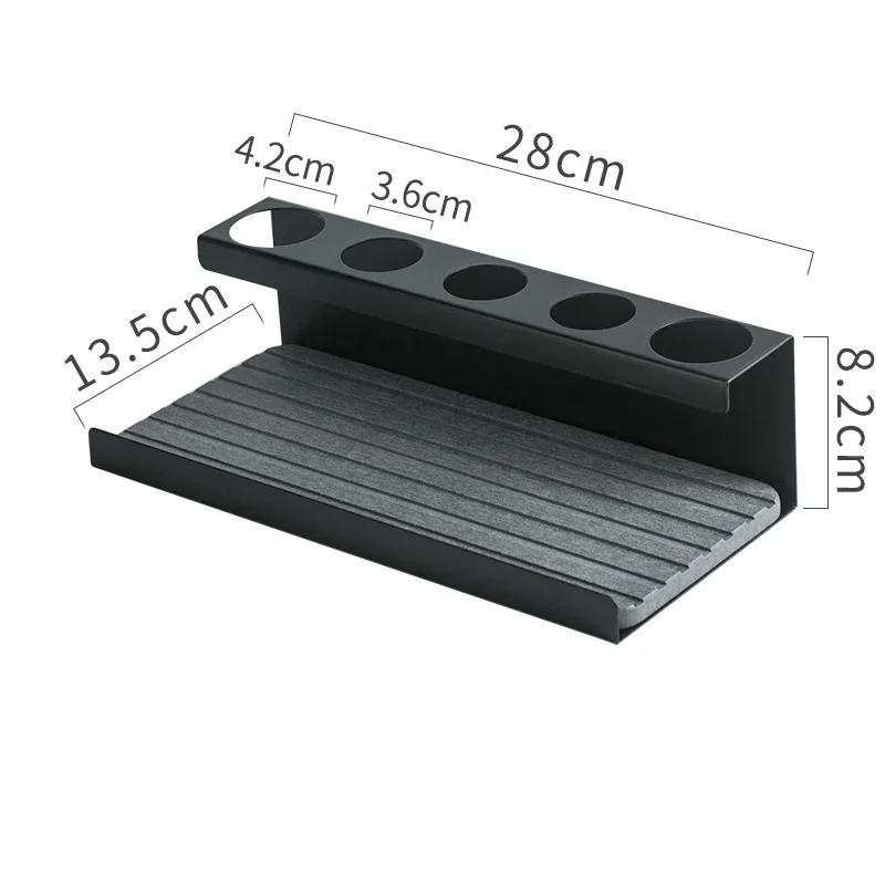 Light Luxury Exquisite Toothbrush Storage Rack High End Hotel Bathroom Decoration Household Bathroom Metal Storage Racks