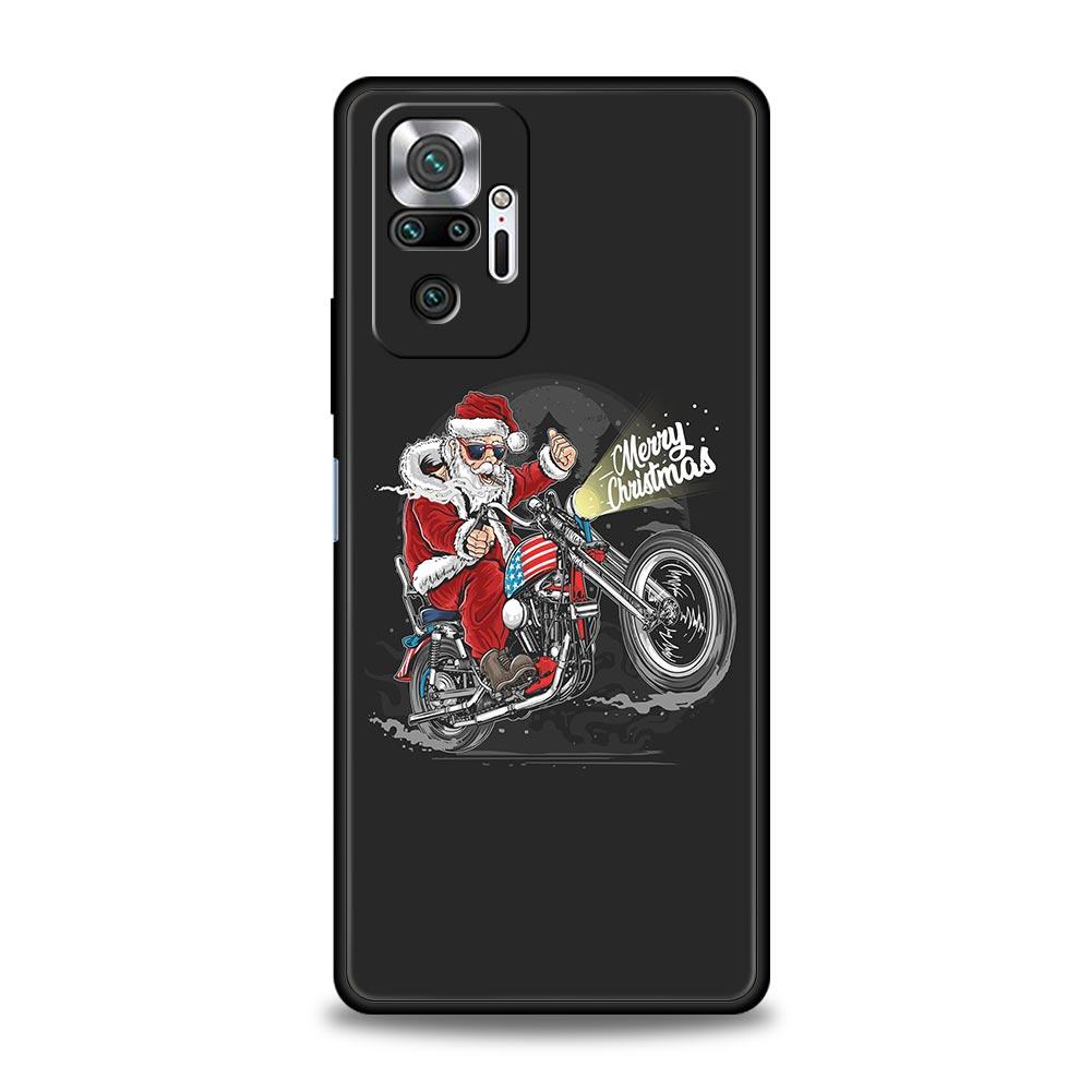 Christmas New Year Phone Phone Case For Xiaomi Redmi Note 11 10 9 Pro 5G K50 9s 7 8 8T 8A 9A 9C 9T K40 Gaming Silicone Cover