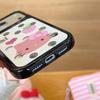 Strawberry KT Cat Round Edge Mirror Anti-Fall Phone Case for iPhone 14/13/12/11/Pro/Pro Max
