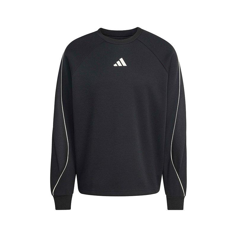 Adidas Simple Round Neck Loose Sports Pullover Casual Long Sleeve Sweatshirt Men sweatshirt JZ2767 S