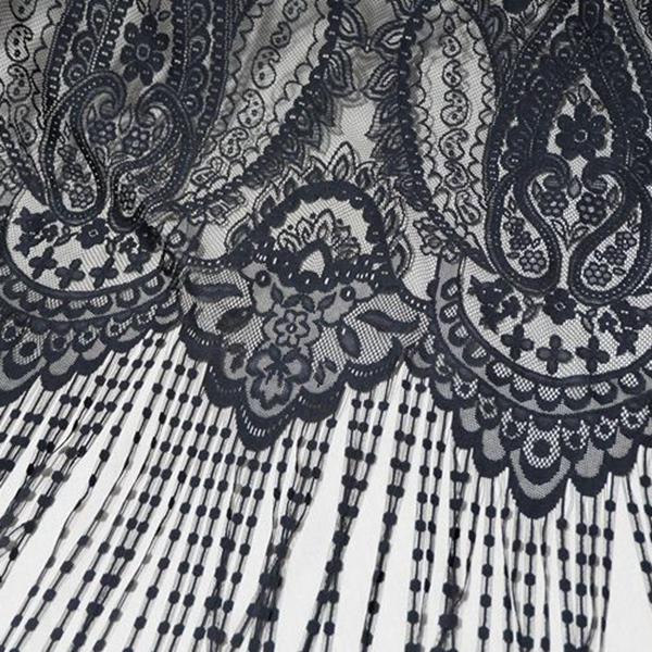 1.5 Meters Lace Trim, Delicate Long Beard Hem Eyelash Lace Fabric DIY Apparel Accessories Dress Curtain Lace Trim Material