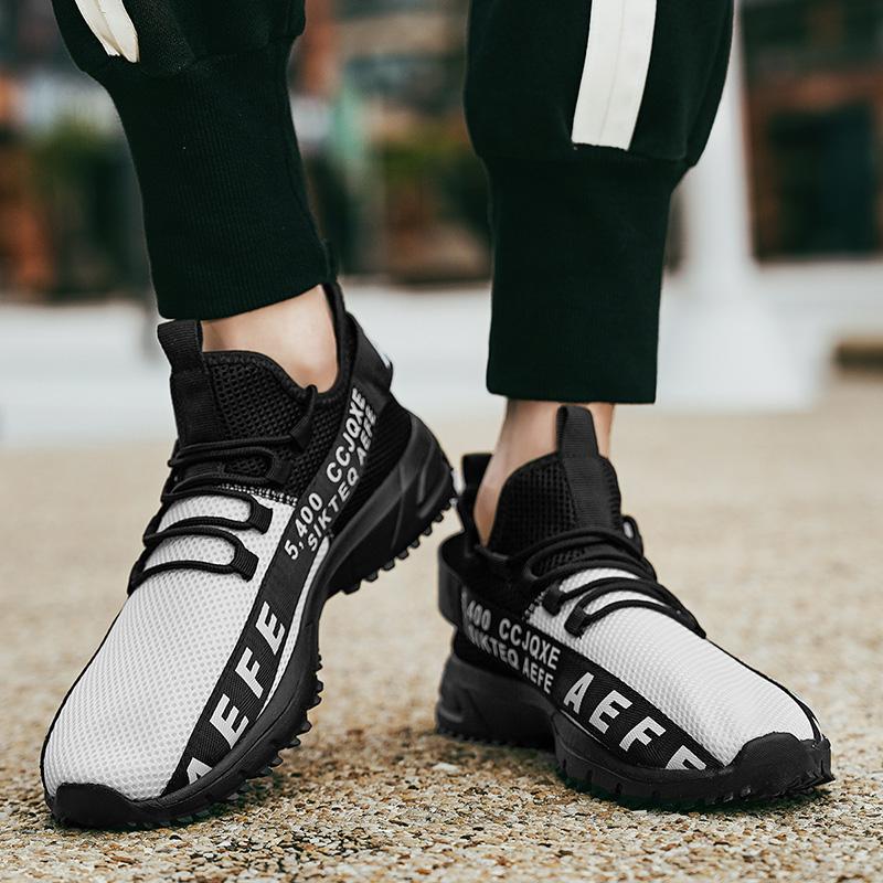 Men Running Gym Sneakers Breathable Mesh Casual Shoes Men's Fashion High Quality Men's Shoe Outdoor Lightweight Walking Sneaker