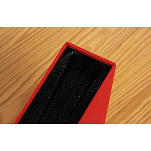 Nakabayashi File Pocket Album 160 Sheets L Size Energy Red TCPK-L-160-ER