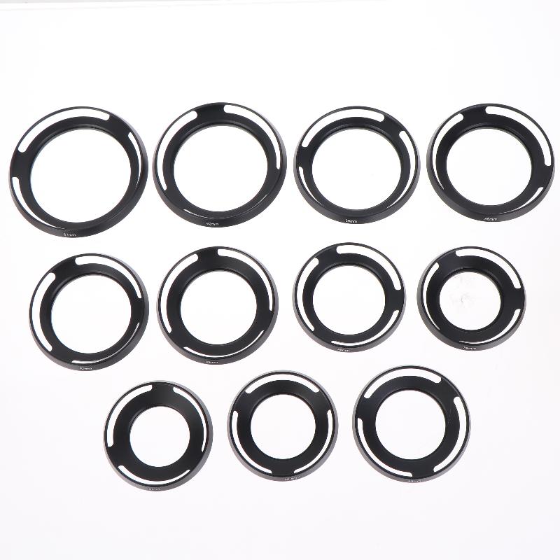 Hollow Wide-angle Lens Hood Ultra-thin 37-67mm Universal Anti-glare Accessory for Hiking Outdoor Photography