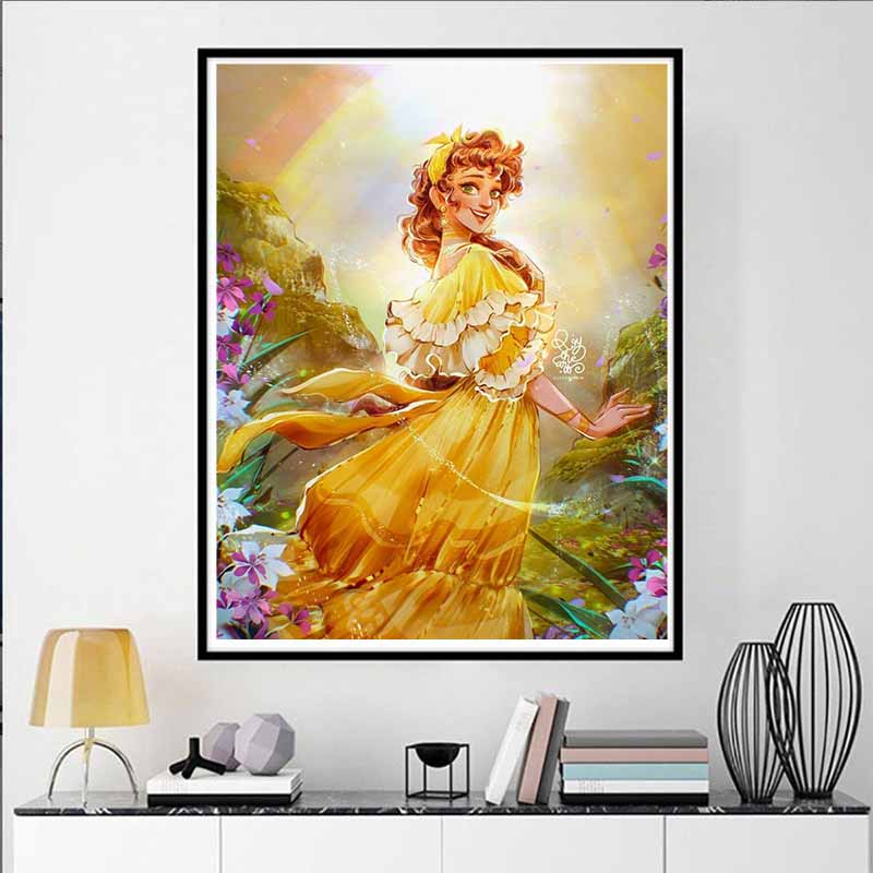 Disney Diamond Painting Full House By Pepa Mariga Cute Cartoon Cross-Stitch Set 5D DIY Home Decor