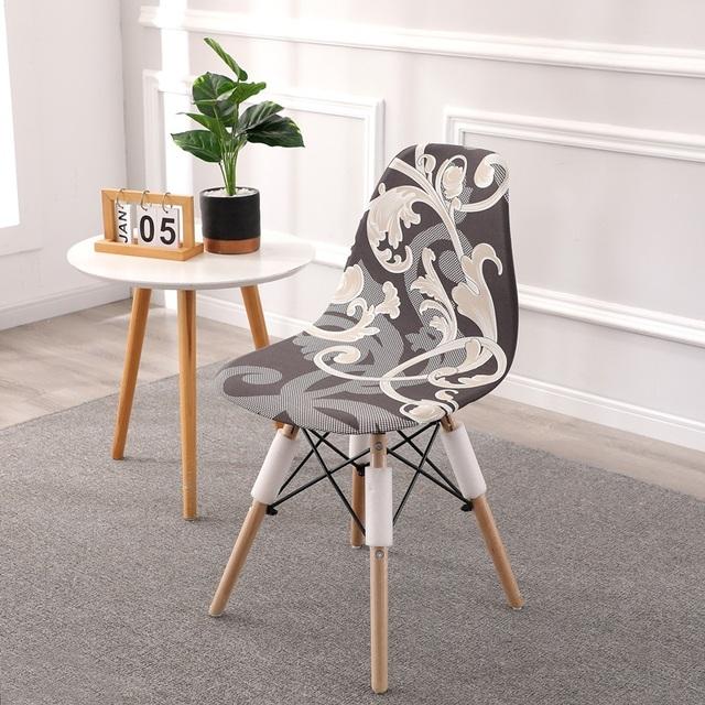 Coprisedile Sedia a Conchiglia Spandex Stampato Coprisedili Sedia Senza Braccioli Cucina Sala da Pranzo Banchetto Matrimoniale Copertura per Sedie Zebra