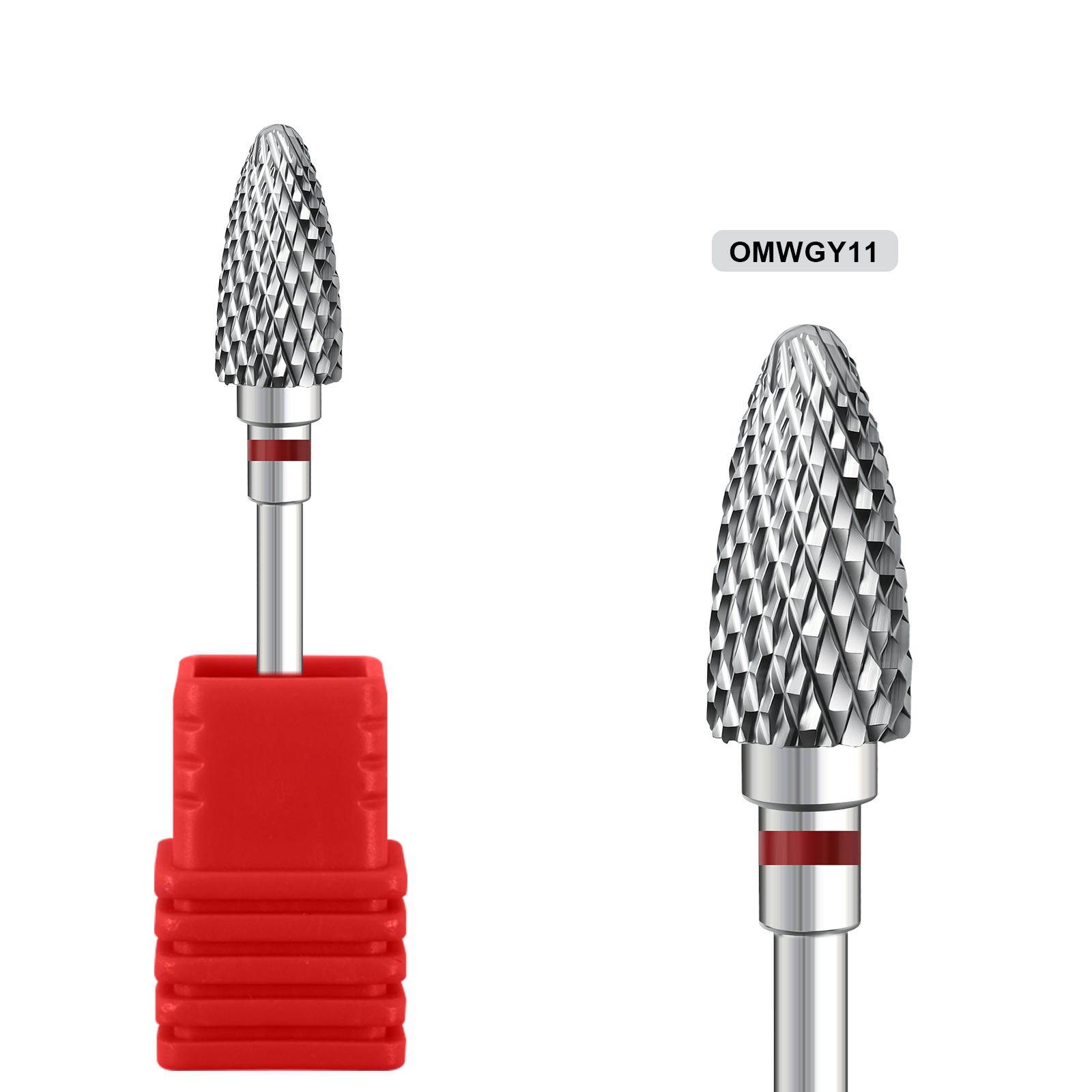 1pcs Tungsten Steel Nail Cuticle Drill Bits Carbide Rotate Electric Ceramic Milling Cutter For Manicure Gel Polish Remover 11