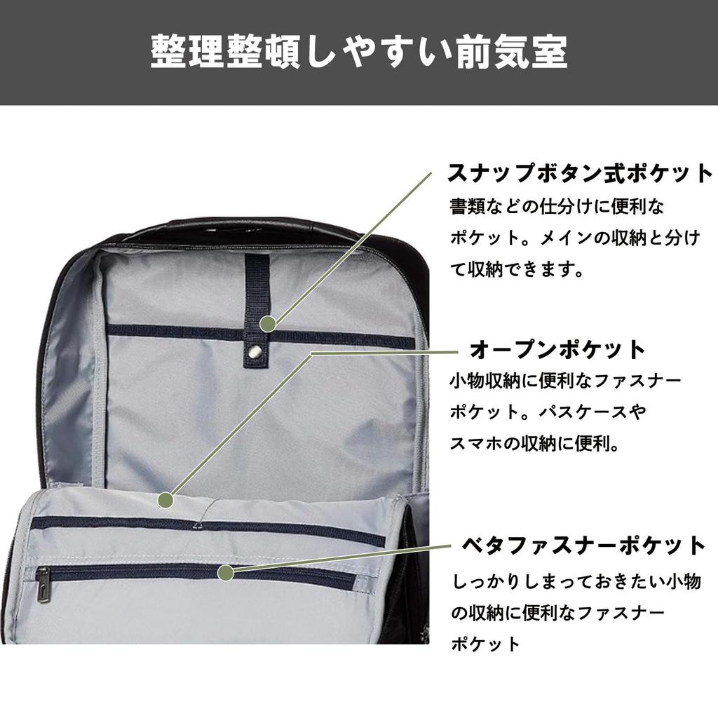 Ace Vitara WR Business B4 PC Setup Black Backpack, File, 13-inch Compatible, Function,