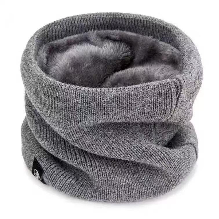 Unisex Winter Scarf and Cycling Headwear: Cold-Protection Velvet Windproof Neck Gaiter