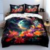 Floral Moonlight Home Decor Set Multiple Sizes Kid'S And Adults' Bedroom Exquisite 3Pc Bedding Set, Gift