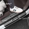 For Zeekr 7X 2025 2026 Car Threshold Door Sill Pedal Protector Rear Trunk Bumper Guard Cover Carbon Fiber Stickers Accessories