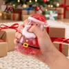 Christmas Party Decorations Prizes Santa Claus Squeeze Toy, Slow Rising Maltose Stress Relief Fidget with Glitter Sensory Toys Glitter, Soft TPR Pinch