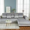 Candy Color Sofa Cover Quilted Thicken Cushion White Lace Embroidery Couch Sofa Towel Slipcover Living Room Furniture Protector