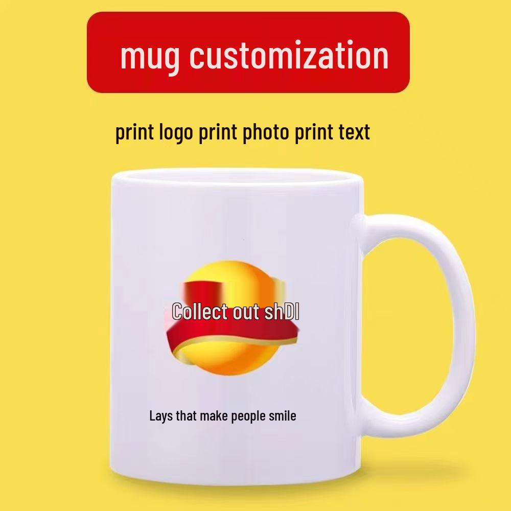 Ceramic Mug with Custom Logo/Text - Perfect for Conference Gifts or Office Use 301-400 ml