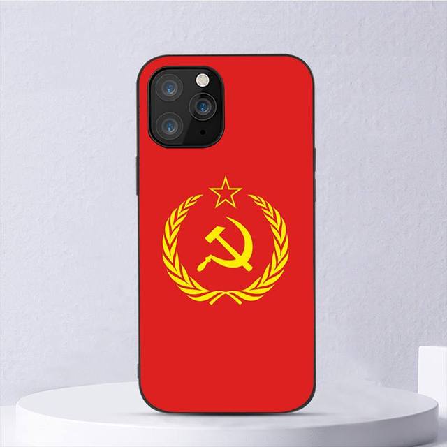 

Чехол для телефона с флагом Советского Союза СССР для Iphone 11 12 Mini 13 14 Pro Xs Max X 8 7 6s Plus 5 Se Xr Shell iPhone13mini