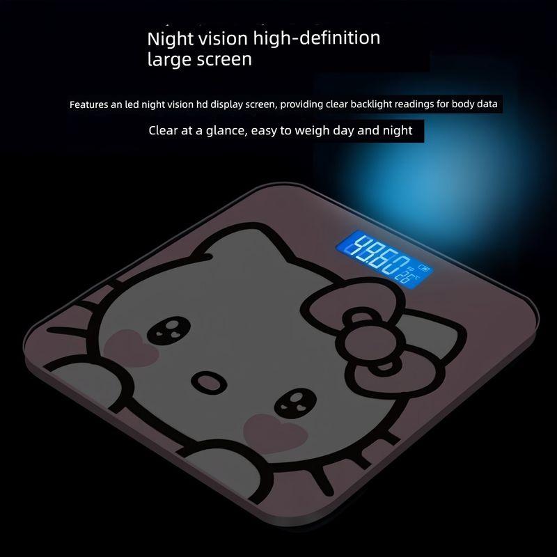 Weighing Scale For Home Electronic Scale Cartoon Precision Body Scale Weight Loss Body Fat Scale Adult Scale Weight Scale Female Dormitory