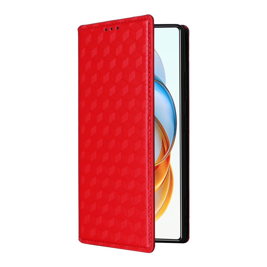 Pro ZTE nubia Z70S Ultra 5G/nubia Z70 Ultra 5G Peněženkové pouzdro Kosočtvercově ražený kožený kryt na telefon