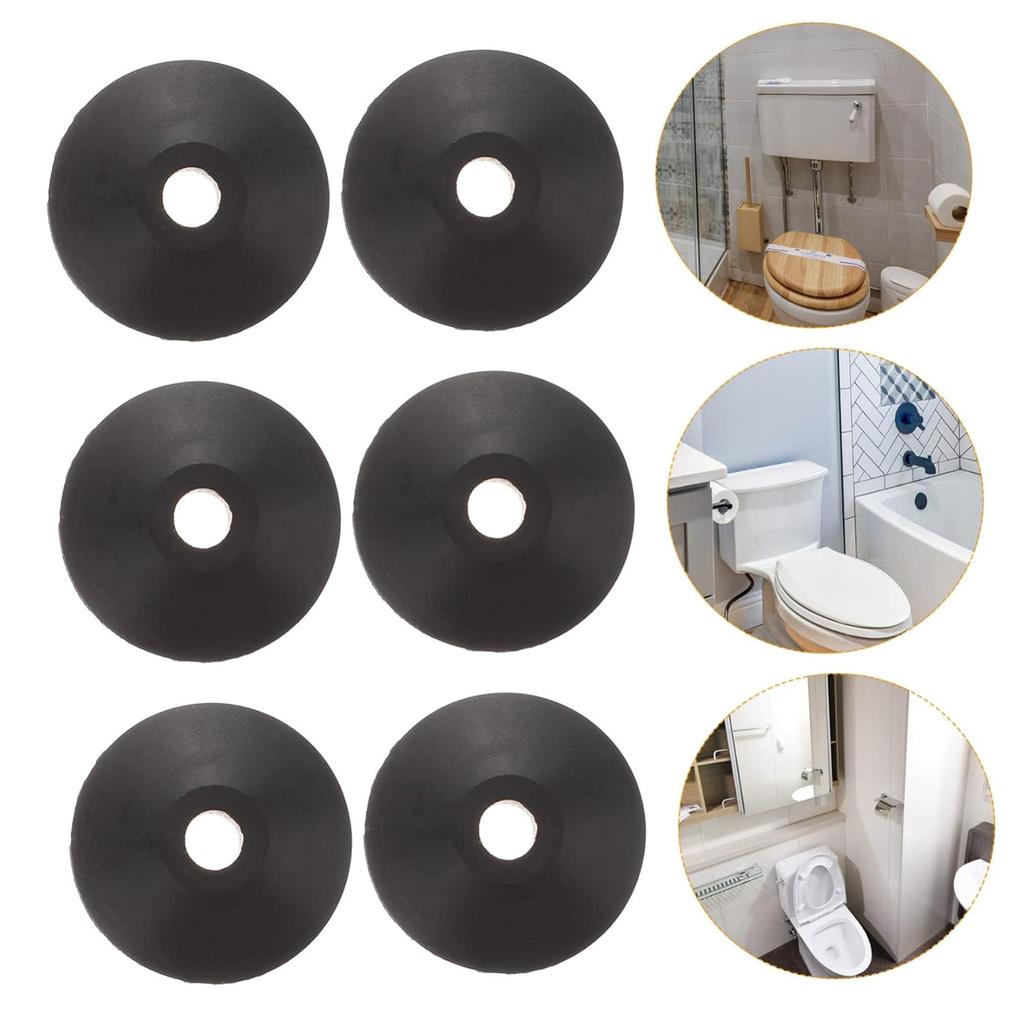 20pcs Toilet Bolt Rubber Washers Leak Conical Washers for Toilet Tank Screws Durable and Easy to Install Rubber Sealing Gaskets for Water Stop Effect