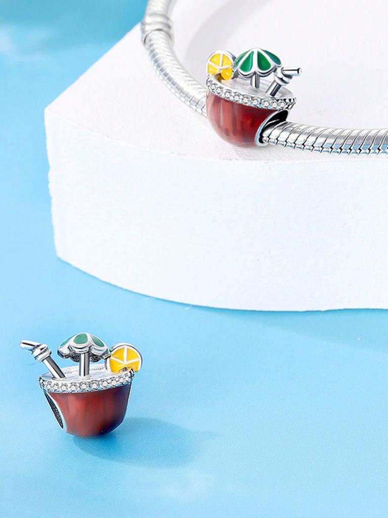 Charms Plata Copper Colors Ice Car Shaved Ice Machine Beads Charm Pendant For Original Bracelet For Women Diy Jewelry Love Gift