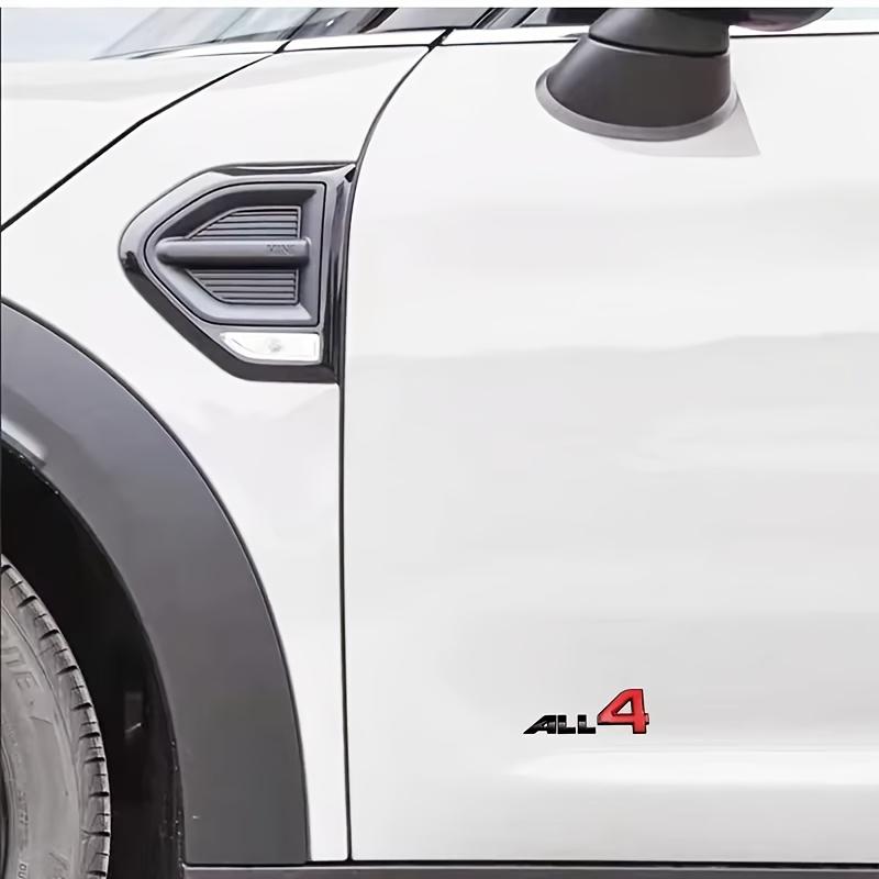 Car ABS ALL4 Logo Side Door Decal Trunk Sticker for C-ooper S R60 F60 F54 R56 R57 Countryman CLUBMAN Car Styling Accessories