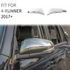 Chrome Exterior Rearview Mirror Shell Trim Decor Cover Bezels For 4Runner 2017+