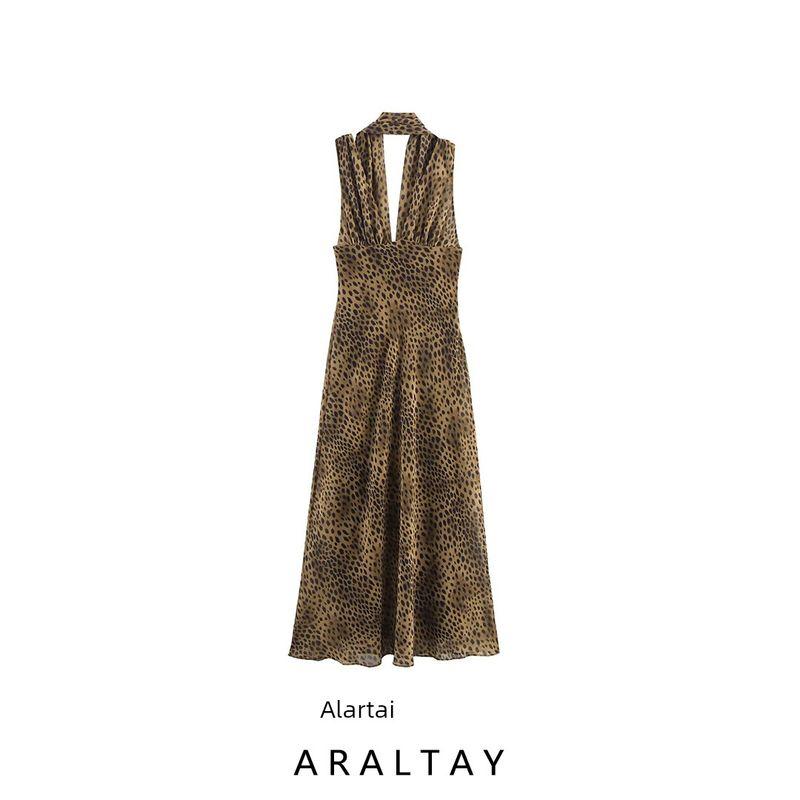 Araltay New Arrival Fashion Style Women's Fashion All-Match Animal Pattern Print Scarf Dress 8692114