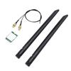 AX1675X WiFi 6E M.2 Wireless Card 2.4G 5G 6G Triple Band   5.3 PC   Adapter with Dual 8db   Support for  