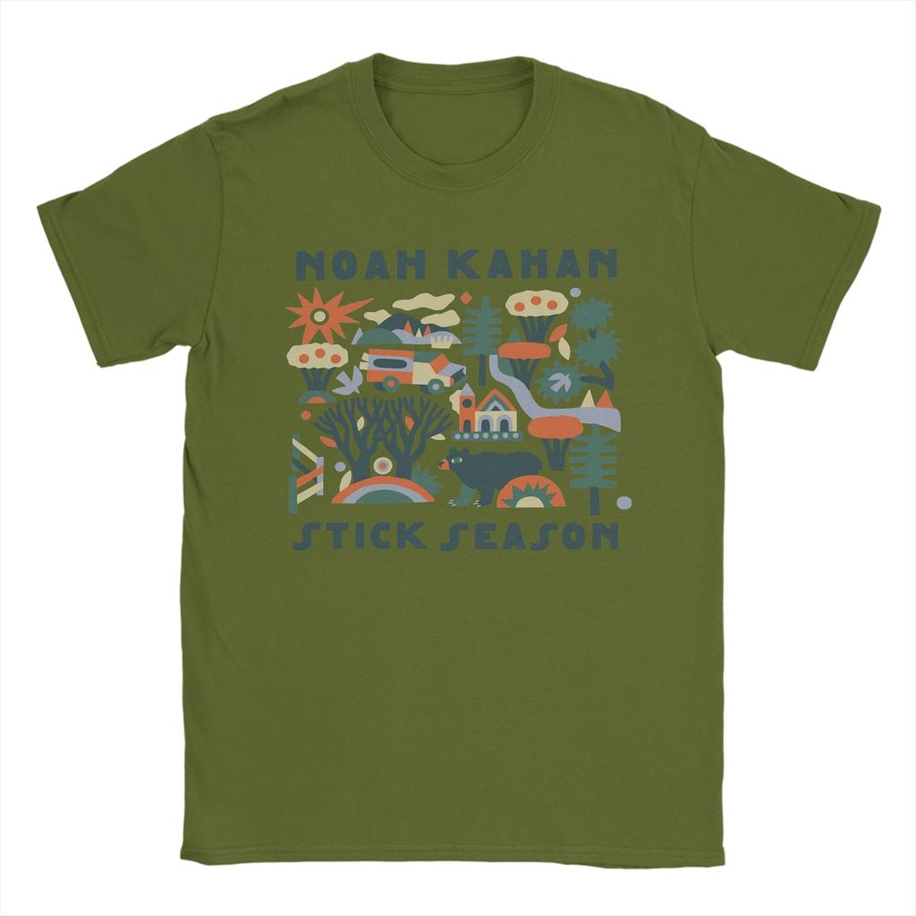 NNoah Kahan Stick Season Unisexs T Shirt  Novelty Tee Shirt Short Sleeve O Neck TShirt Pure Cotton Big Size Clothes