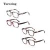 TRUEZING Reading Glasses for Men Women Rectangular Spring Hinges Comfortable Durable Prescription Eyeglasses