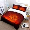 Logo ardent de Manchester United. Ensembles de literie Ensembles de housses de couette Housses de couette Taies d'oreiller(1 * Housse de couette 2 * Taies d'oreiller sans couette)