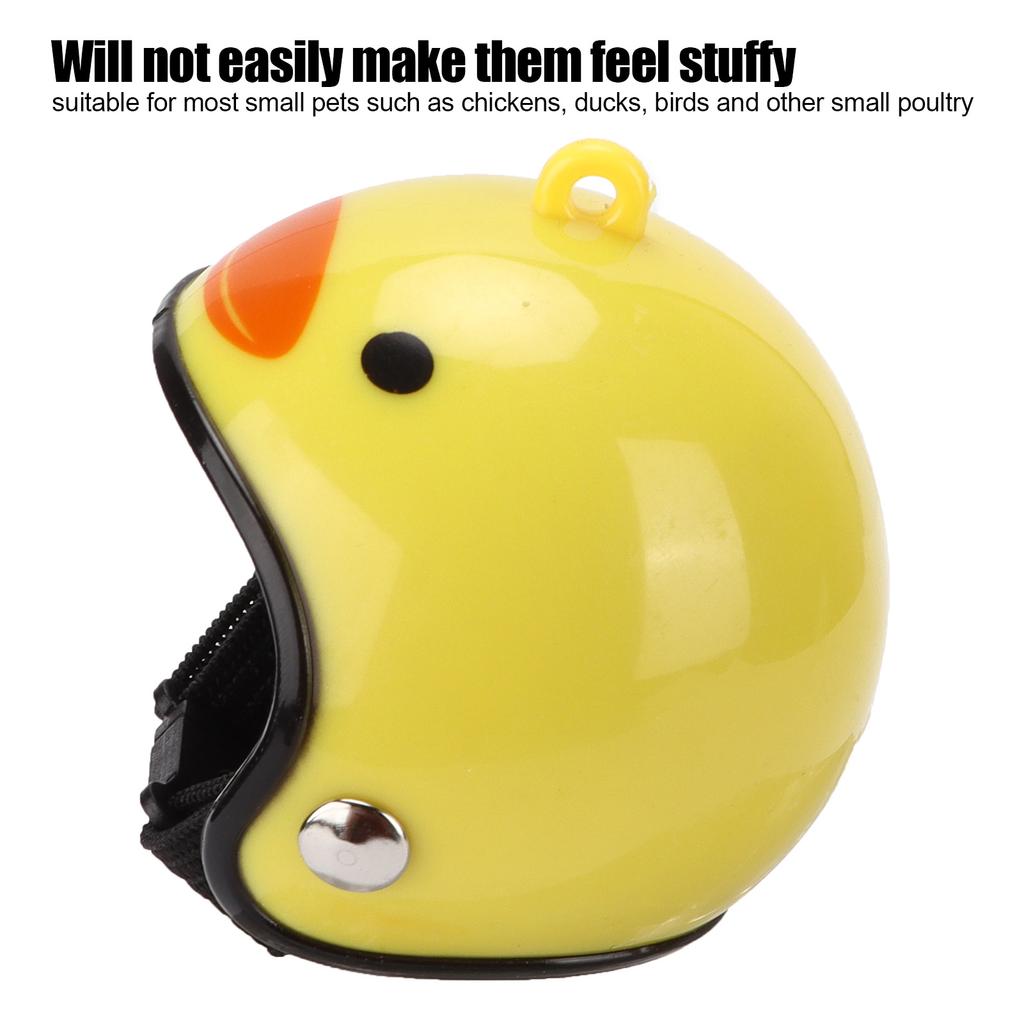 Chicken Helmet Small Headwear Funny Pet Helmet Accessories for Small Chickens and Birds