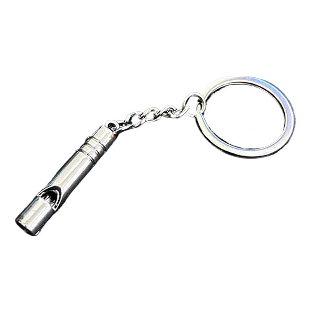 

NEW Titanium Emergency Whistle Loud Portable Keychain Necklace Whistle EDC Keyring for Emergency Survival Outdoor Hiking Camping