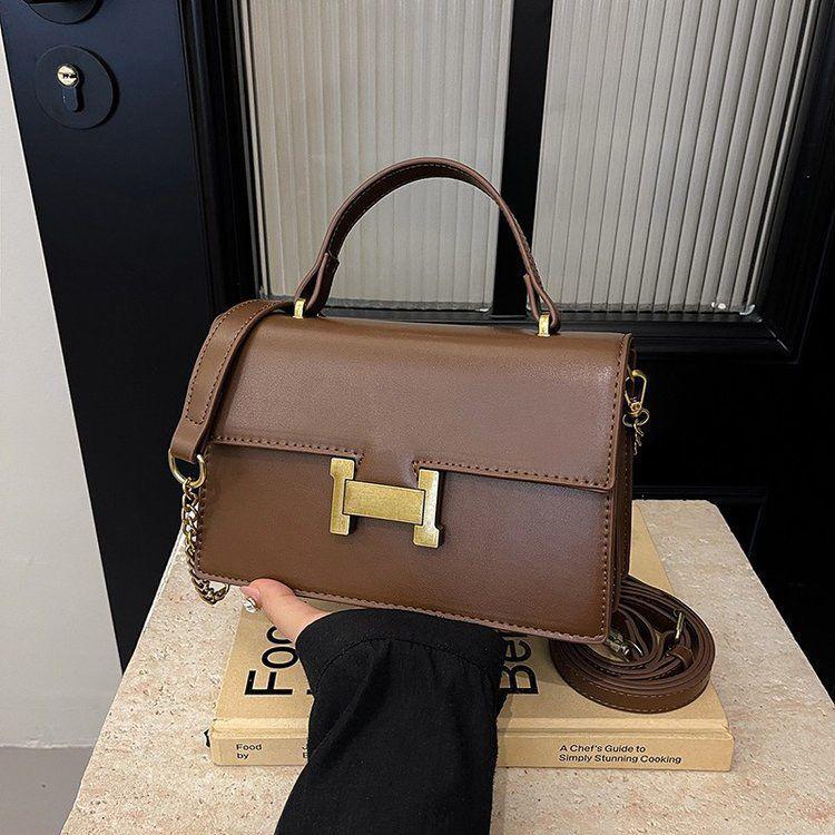 Koreanischer Urban Chic Kleine quadratische Tasche, Ausgabe 2025 - Vielseitige Umhängetasche für Damen, Perfekt für lässige & reife Stile