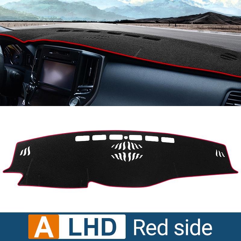 

Чехлы на приборную панель автомобиля, избегайте света, козырек от солнца, анти-УФ-ковры, нескользящие коврики для Toyota Crown S210 2013 2014 2015 2016 2017 A Red Side