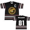 Tricou Copii 2026 TV Heated Rivalry Graphic Imprimare 3D Llya Rozanov 81 Bos Raiders Tricou Copii Vară Băieți/Fete Moi Gât Rotund Tricouri