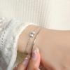 Good Meow Women's Korean Style Double-Layer Zircon Bracelet - Trendy Small Waist Chain