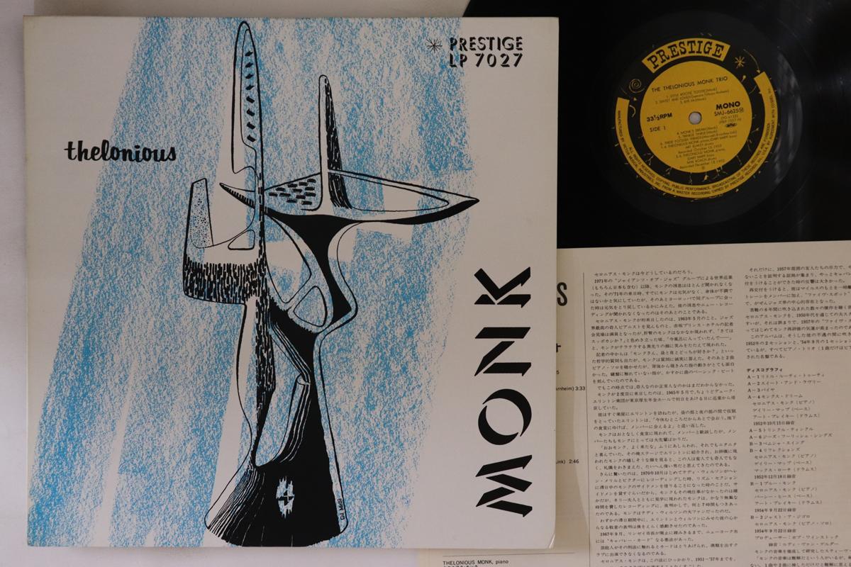 

LP Record THELONIOUS MONK - Thelonious Monk Trio SMJ6625 PRESTIGE 1979 Japan Jazz
