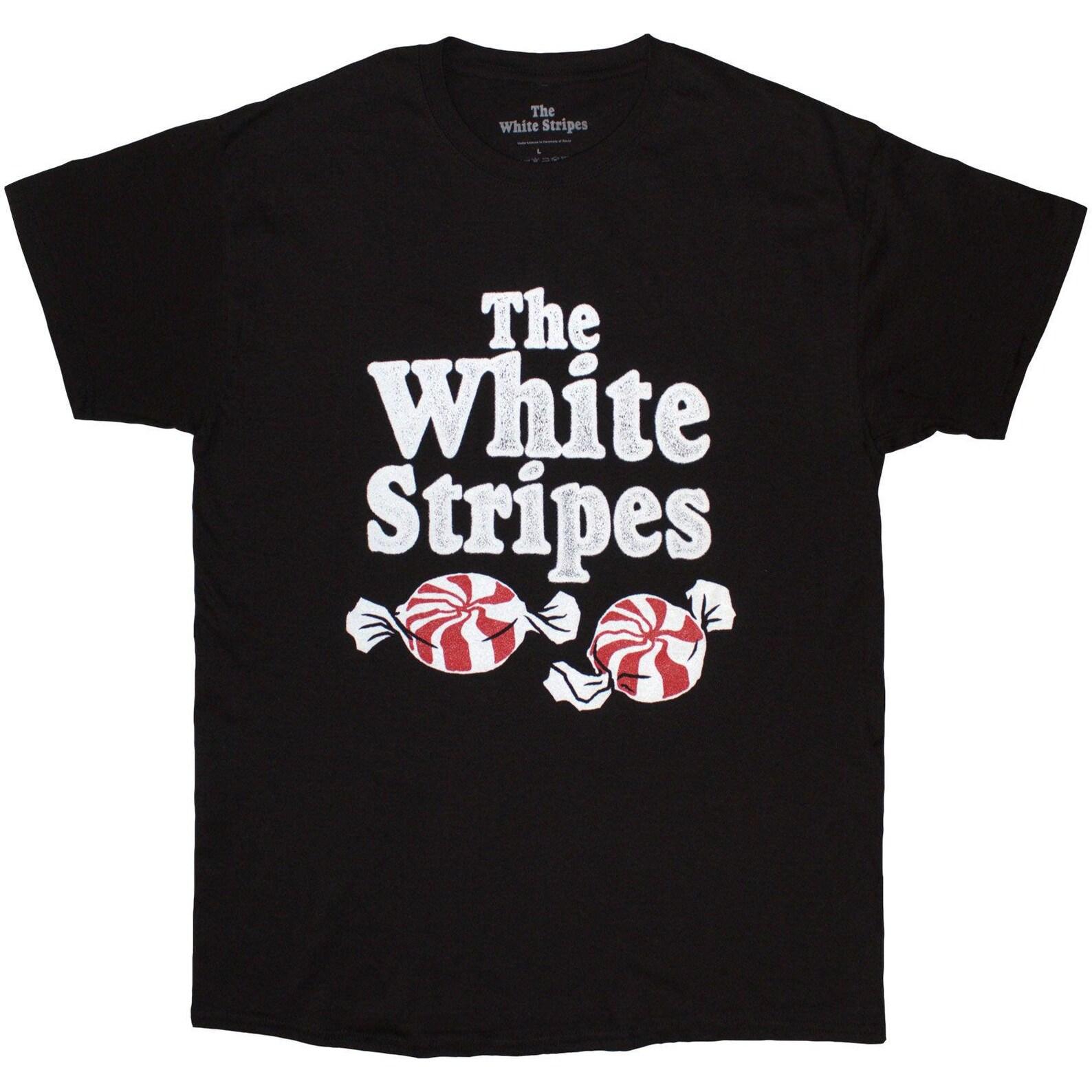 THE WHITE STRIPES Peppermints Band T-Shirt 4XL