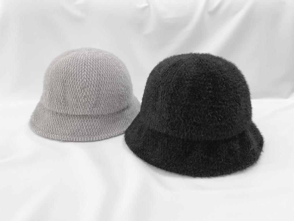 Women's Unisex Fur Short Bucket Hat Bucket Hat