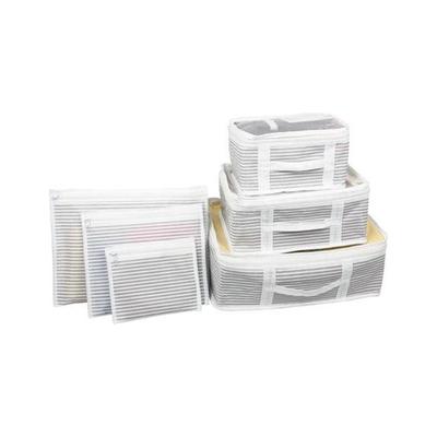 Suitcase Organizer Set - Striped, 6-Piece