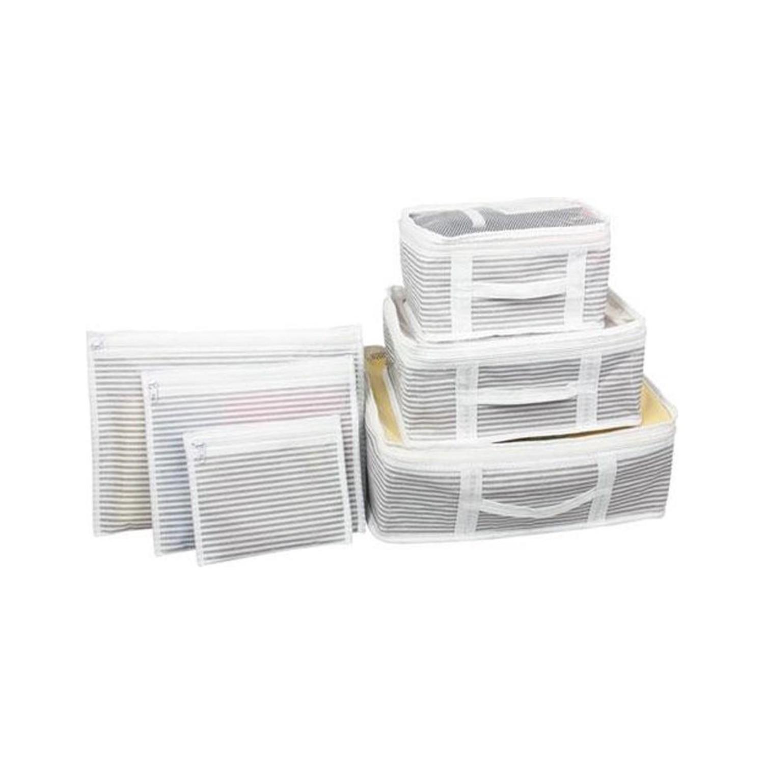 

Suitcase Organizer Set - Striped, 6-Piece