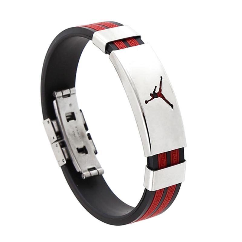 

Титановая сталь персонализированный Fire Cloud Flame Great Wall мужской силиконовый браслет модный мужской браслет из нержавеющей стали