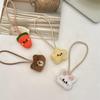 1 Cartoon Cute Plush Animal Pendant Fabric Bag Accessories Canvas Bag Pendant Keychain Pendant