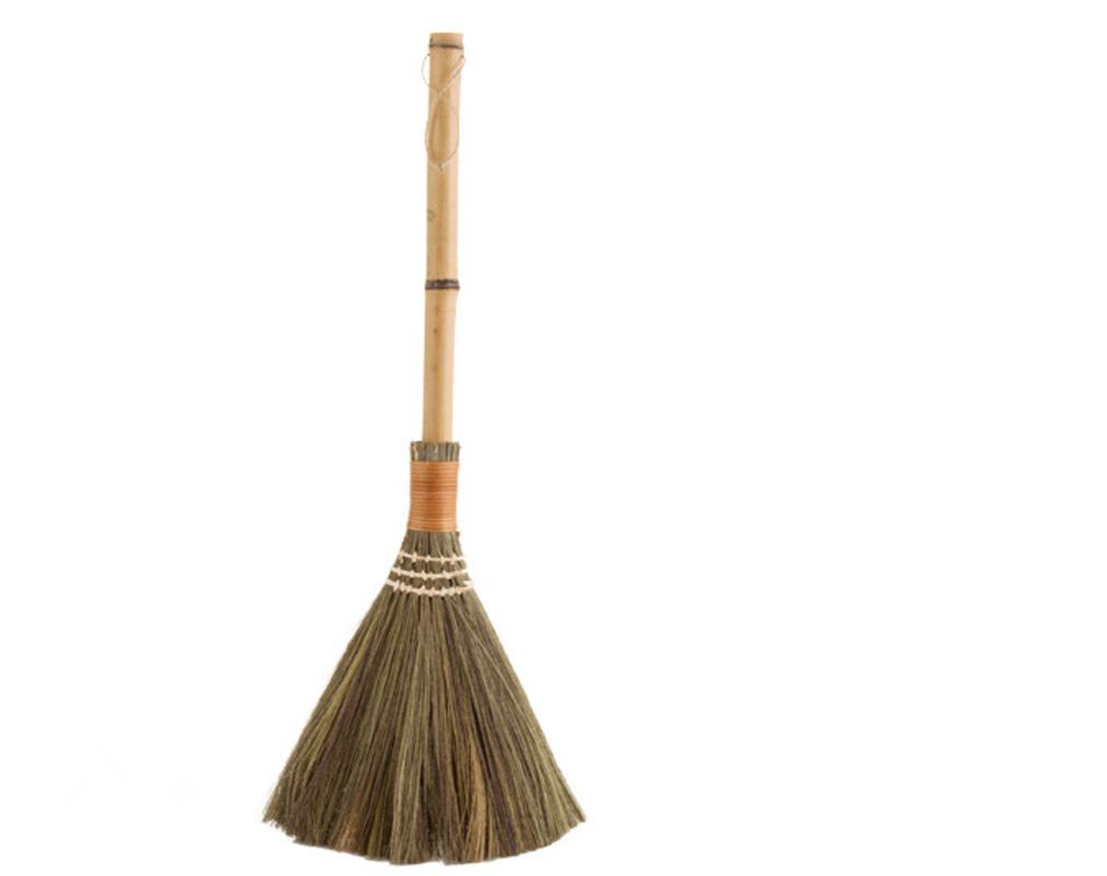 Japanese Import Broom Sweep Broom-fur Sweep Floor Clean Men's Grass Dust Brush Grass Cleaning Tool | Brooms and Amplifiers; Bullepans