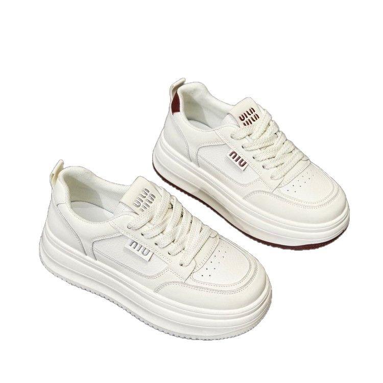 Little white shoes board shoes versatile platform shoes women's shoes spring and autumn muffin women's casual shoes