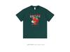 Unisex American Retro Hong Kong Style Strawberry Print T-Shirt - Summer Loose Fit