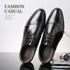 Vintage Youthful Outdoor Leather Shoes Men's Large Size Business Formal Men's Shoes Creative Trendy Casual Versatile Youthful Comfortable Shoes