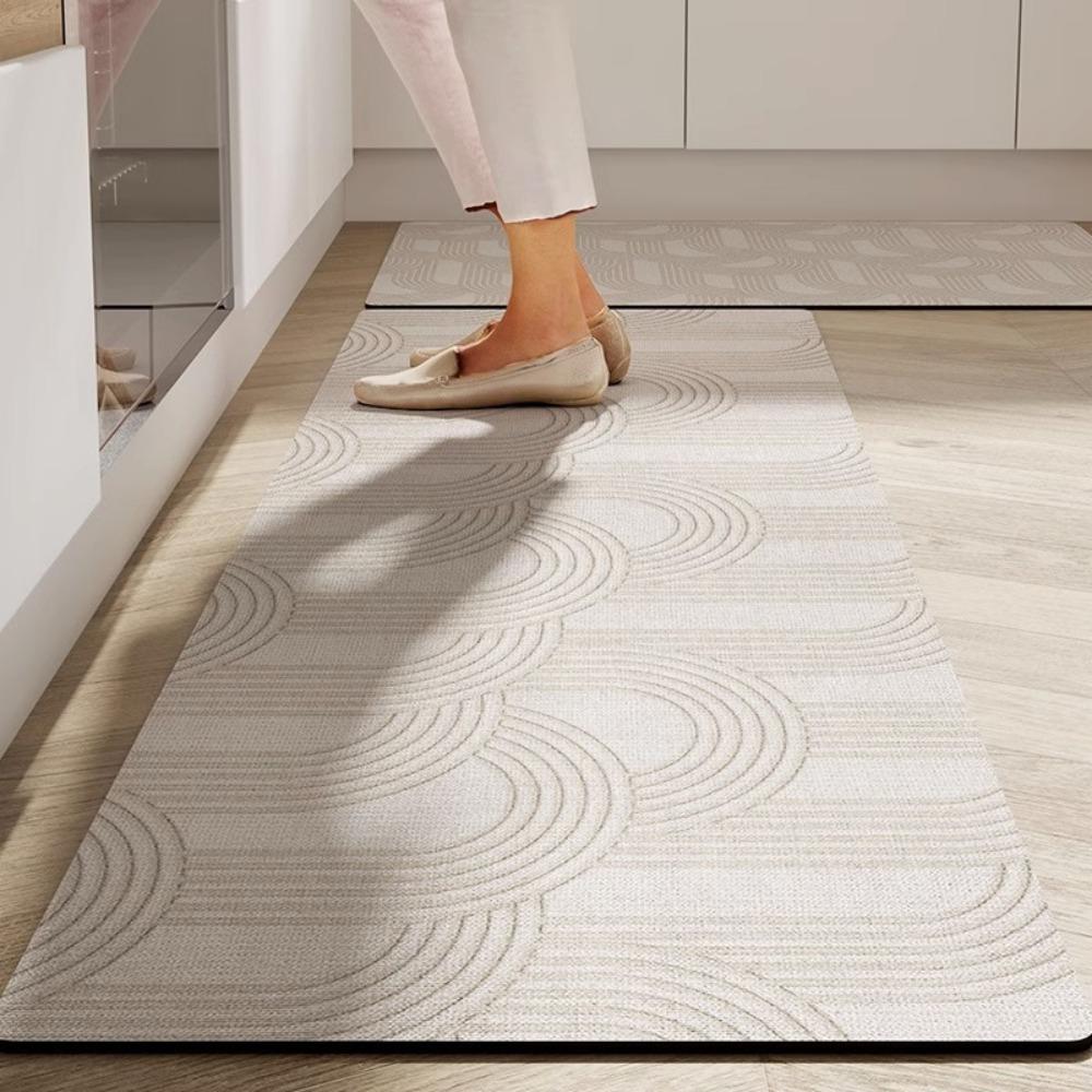 Kitchen Floor Non-slip Mat Water-absorbing Oil-absorbing Diatom Mud Floor Mat