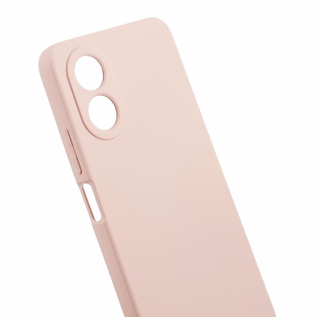 For Oppo A78 4G TPU Case Soft Touch Fiber Lining Rubberized Phone Cover